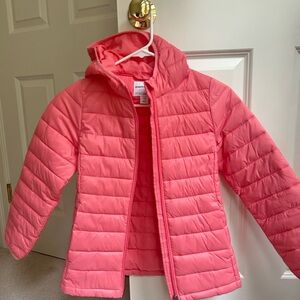 Lightweight Puffer Girls Age 10 Peach color